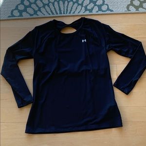 Under Armour long sleeve with cut-out in the back